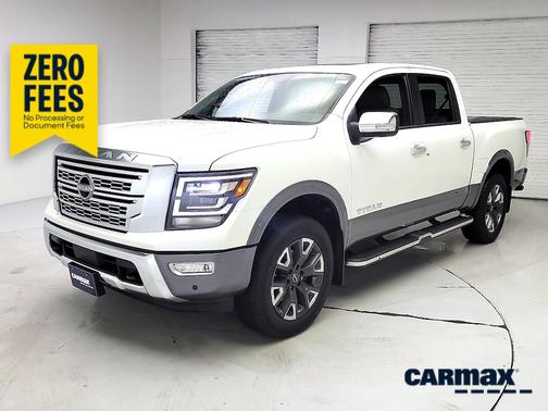 White 2024 Nissan Titan Platinum Reserve