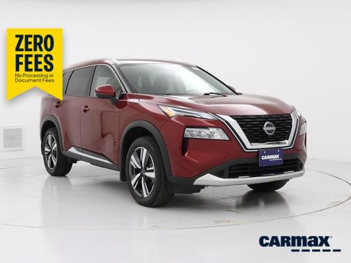Red 2023 Nissan Rogue Platinum