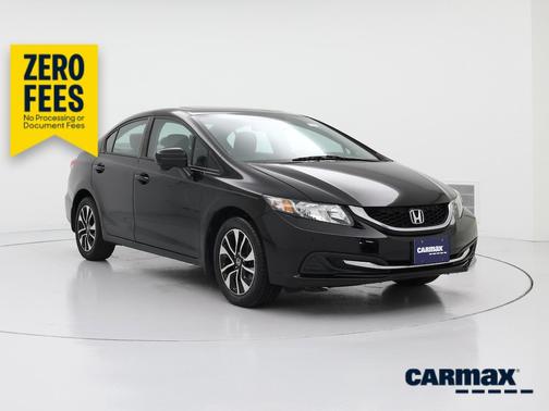 Black 2014 Honda Civic EX