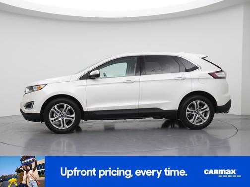 White 2018 Ford Edge Titanium