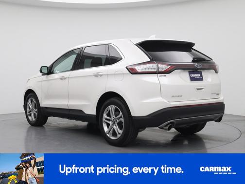 White 2018 Ford Edge Titanium