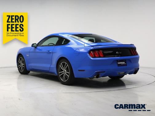 Blue 2017 Ford Mustang GT