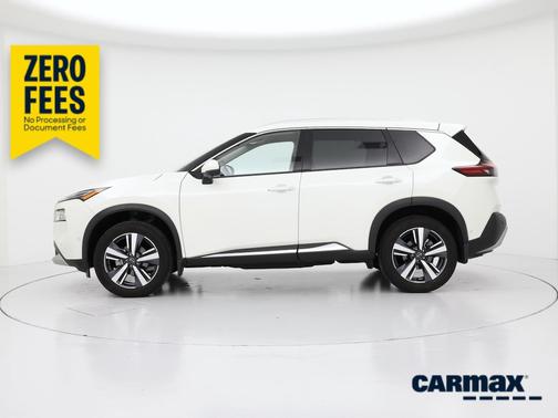 White 2023 Nissan Rogue Platinum