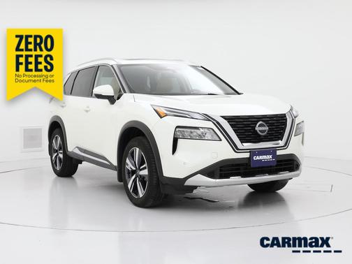 White 2023 Nissan Rogue Platinum
