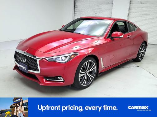 Red 2022 INFINITI Q60 Luxe