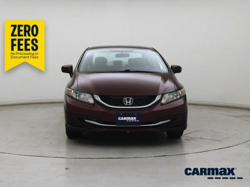 Burgundy 2014 Honda Civic LX