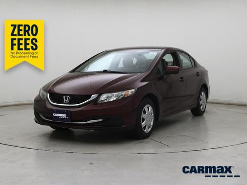 Burgundy 2014 Honda Civic LX
