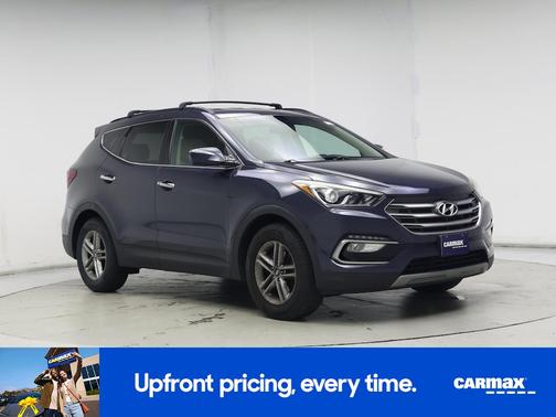 Blue 2017 Hyundai Santa Fe Sport SUV