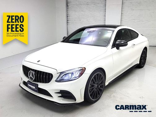 White 2020 Mercedes-Benz AMG C 43