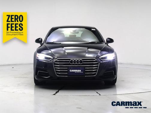 Black 2019 Audi A5 Premium