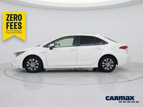 White 2021 Toyota Corolla Hybrid LE