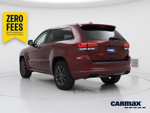 Red 2018 Jeep Grand Cherokee High Altitude