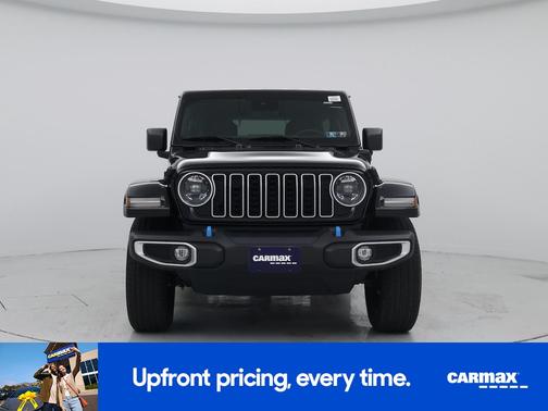 Black 2024 Jeep Wrangler 4xe Sahara