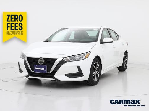 White 2021 Nissan Sentra SV
