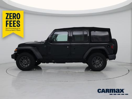 Black 2024 Jeep Wrangler Sport S