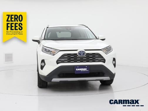 White 2021 Toyota RAV4 Hybrid Limited