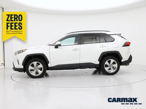 White 2021 Toyota RAV4 Hybrid Limited