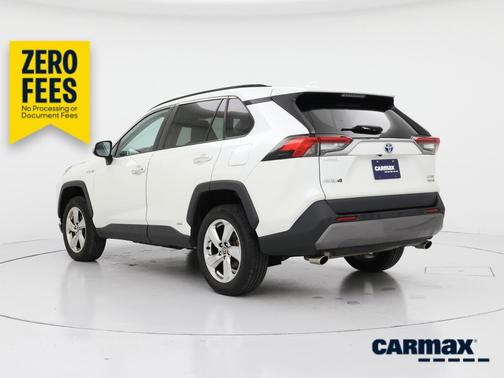 White 2021 Toyota RAV4 Hybrid Limited