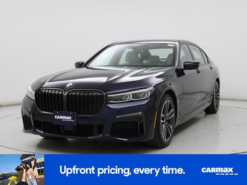 Blue 2021 BMW 750 I xDrive