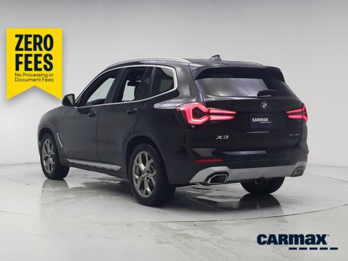 Black 2022 BMW X3 XDrive30i