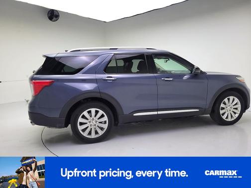 Blue 2021 Ford Explorer Limited