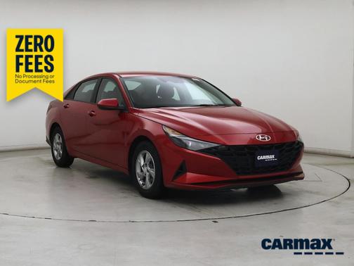 Red 2021 Hyundai ELANTRA SE
