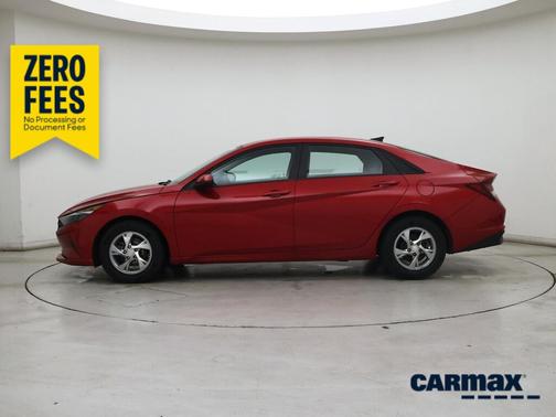 Red 2021 Hyundai ELANTRA SE