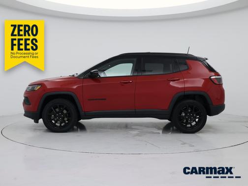 Red 2023 Jeep Compass Altitude