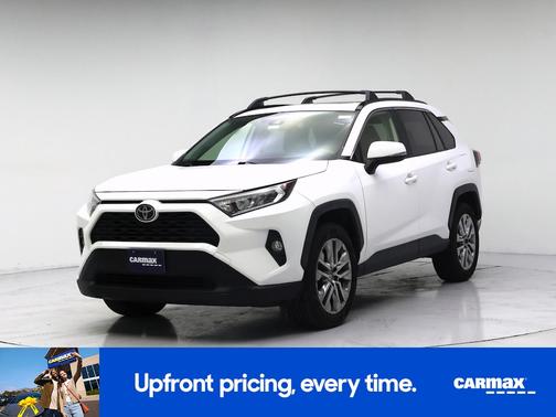 White 2019 Toyota RAV4 XLE Premium