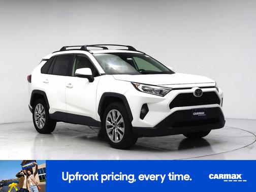 White 2019 Toyota RAV4 XLE Premium