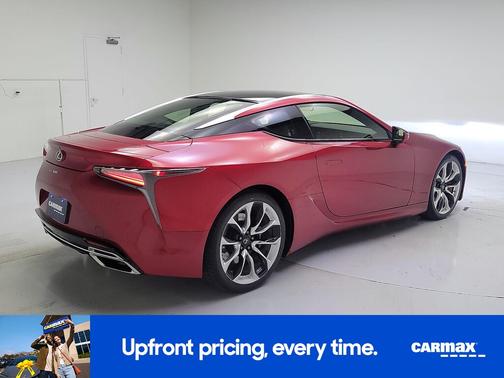 Red 2021 Lexus LC 500