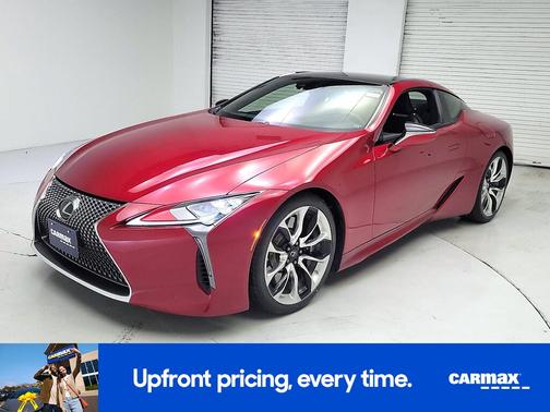 Red 2021 Lexus LC 500
