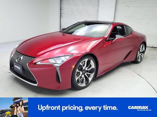 Red 2021 Lexus LC 500