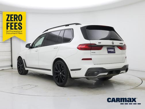 White 2021 BMW X7 M50i