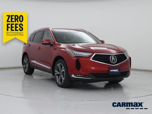 Red 2022 Acura RDX SH-AWD Advance