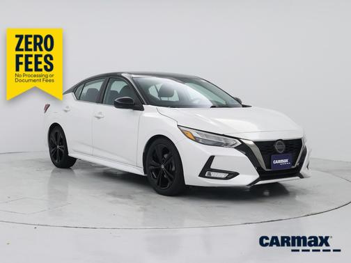 White 2020 Nissan Sentra SR