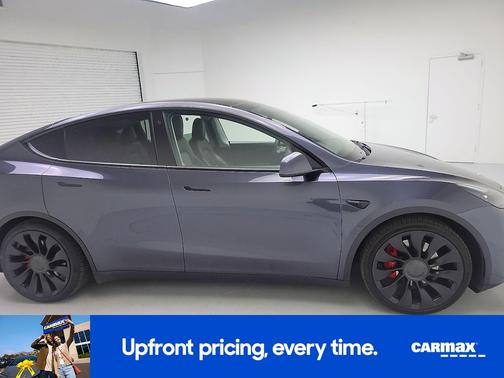 Gray 2021 Tesla Model Y Performance