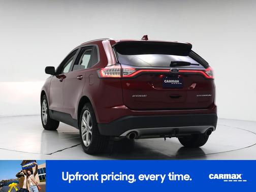 Red 2016 Ford Edge Titanium
