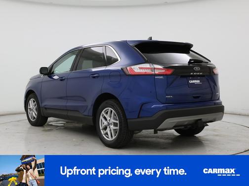 Blue 2021 Ford Edge SEL