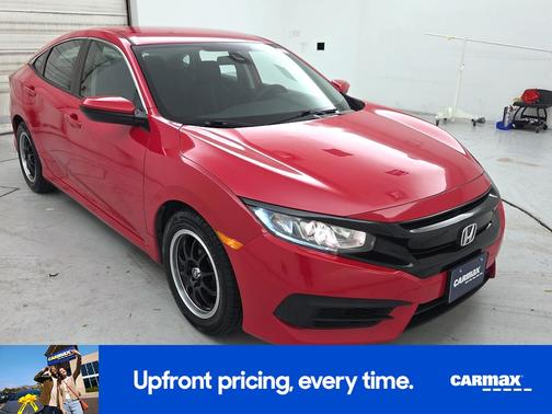 Red 2016 Honda Civic LX