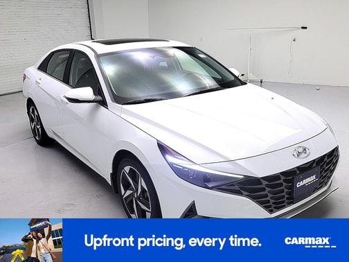 White 2023 Hyundai ELANTRA HEV Limited