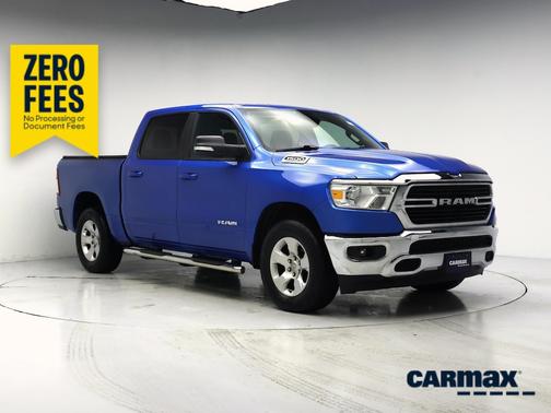 Blue 2021 RAM 1500 Bighorn