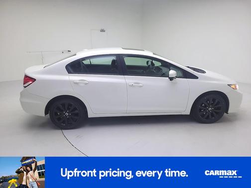 White 2015 Honda Civic EX-L