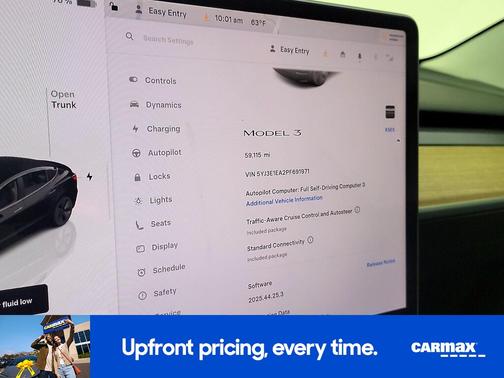 Black 2023 Tesla Model 3