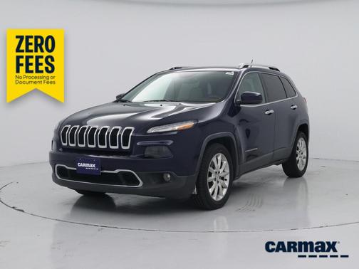 Blue 2015 Jeep Cherokee Limited