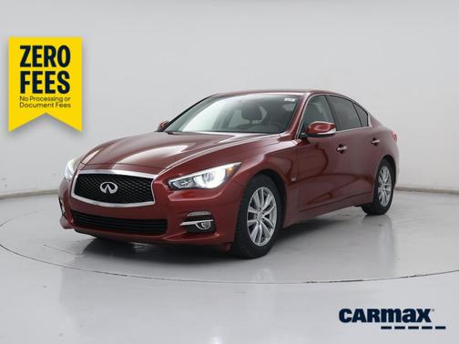 Red 2016 INFINITI Q50 Premium