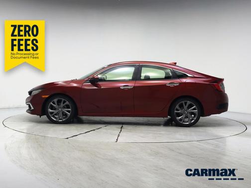Red 2019 Honda Civic Touring