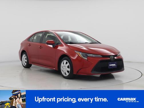 Red 2021 Toyota Corolla LE