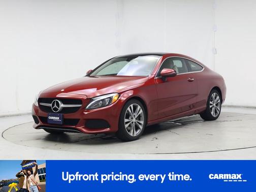 Burgundy 2017 Mercedes-Benz C-Class