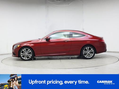 Burgundy 2017 Mercedes-Benz C-Class